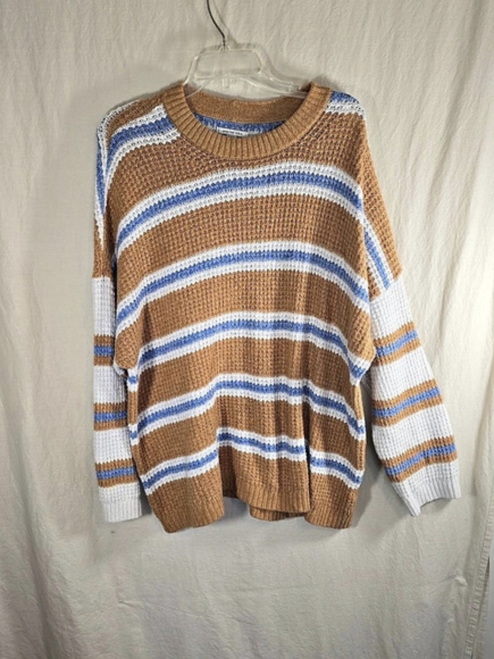 American Eagle XL Oversized Striped Knit Sweater